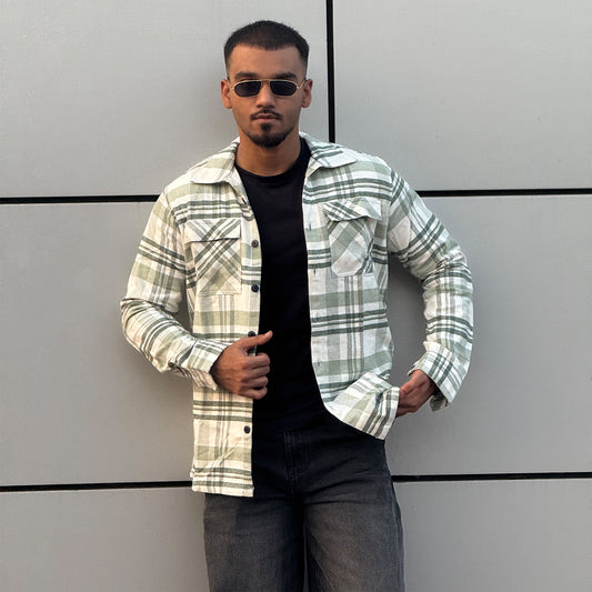 Sea-green Flannel Shirt