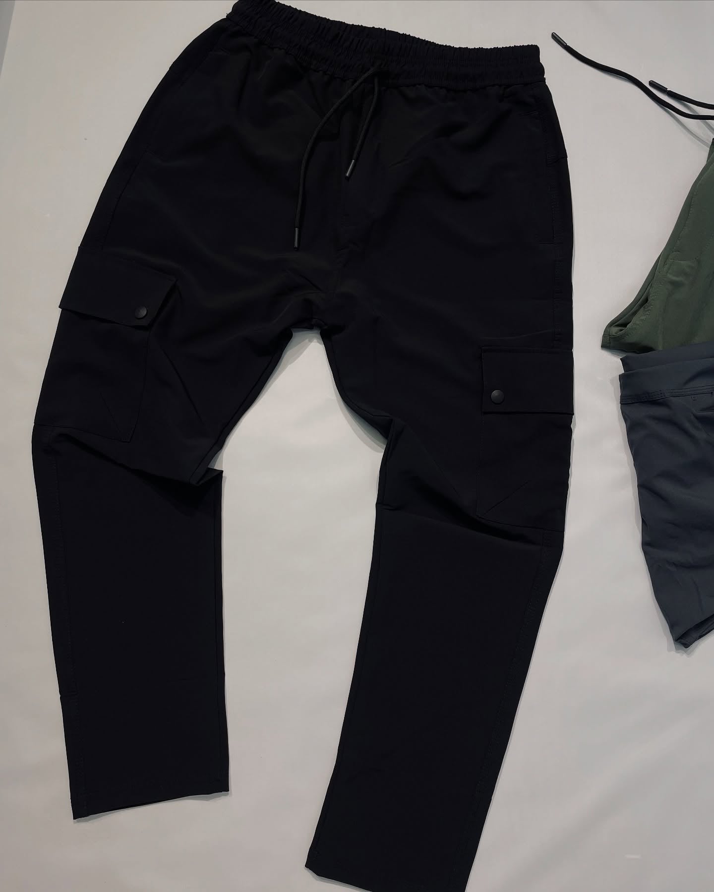 Jet Black Cargo Trouser