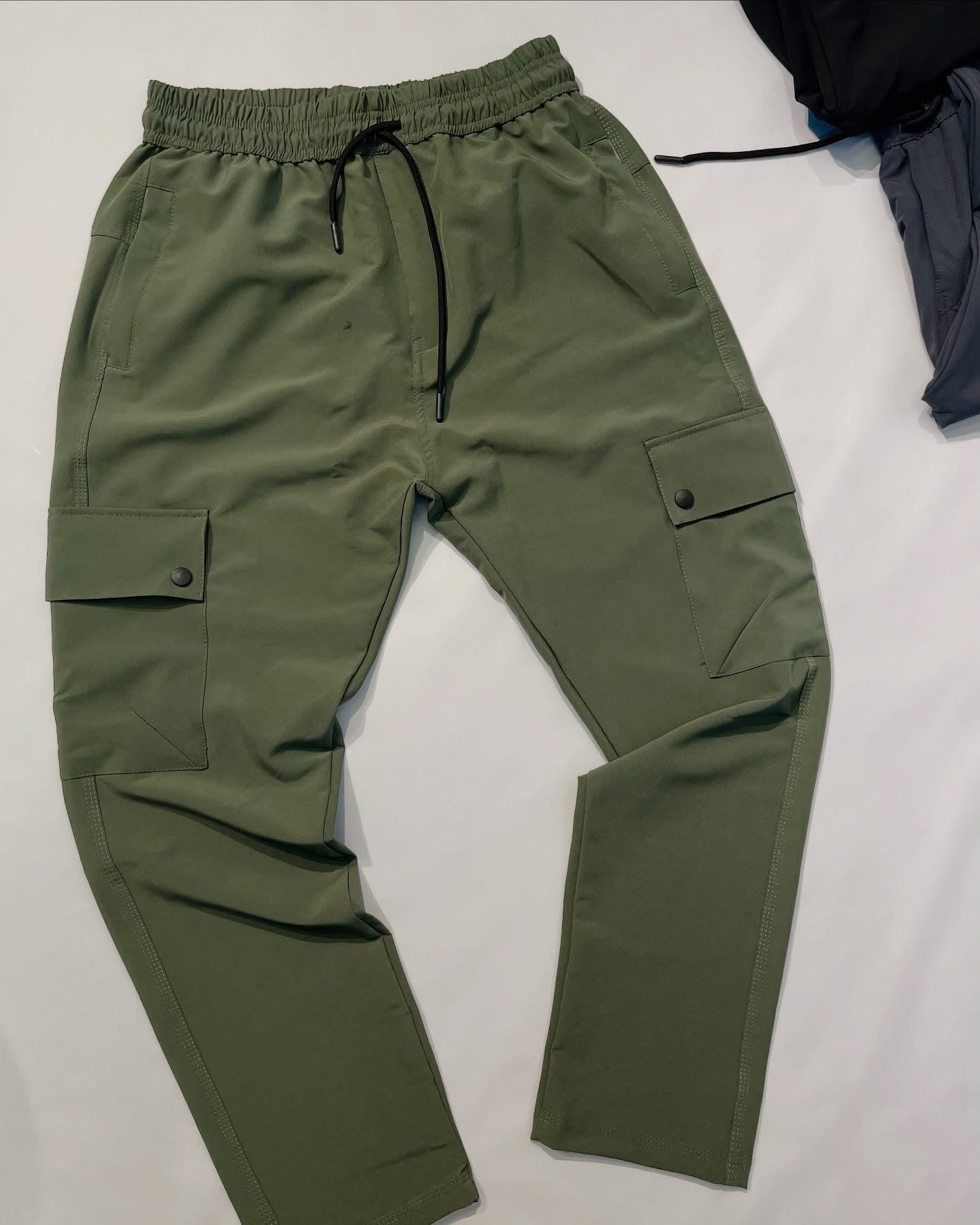 Olive Green Cargo Trouser