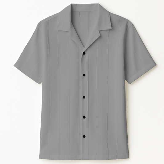 Ash Cuban Rayon Shirt (CRS-3)