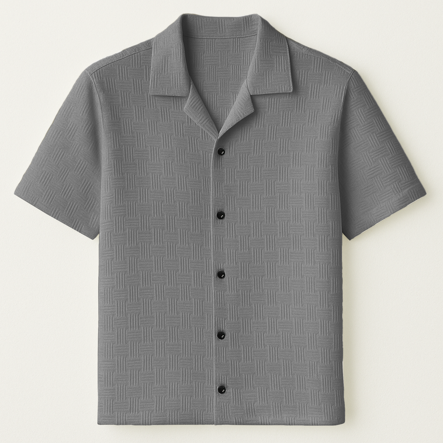 Ash Cuban Popcorn Stripe Shirt