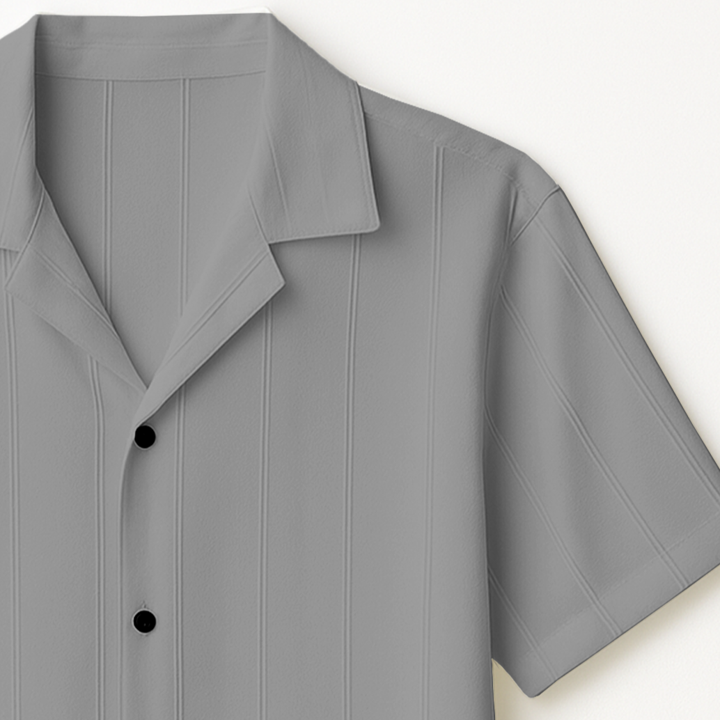 Ash Cuban Rayon Shirt (CRS-3)