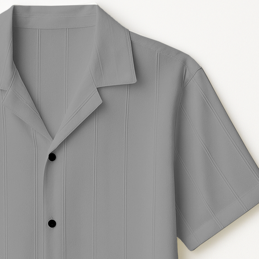 Ash Cuban Rayon Shirt (CRS-3)