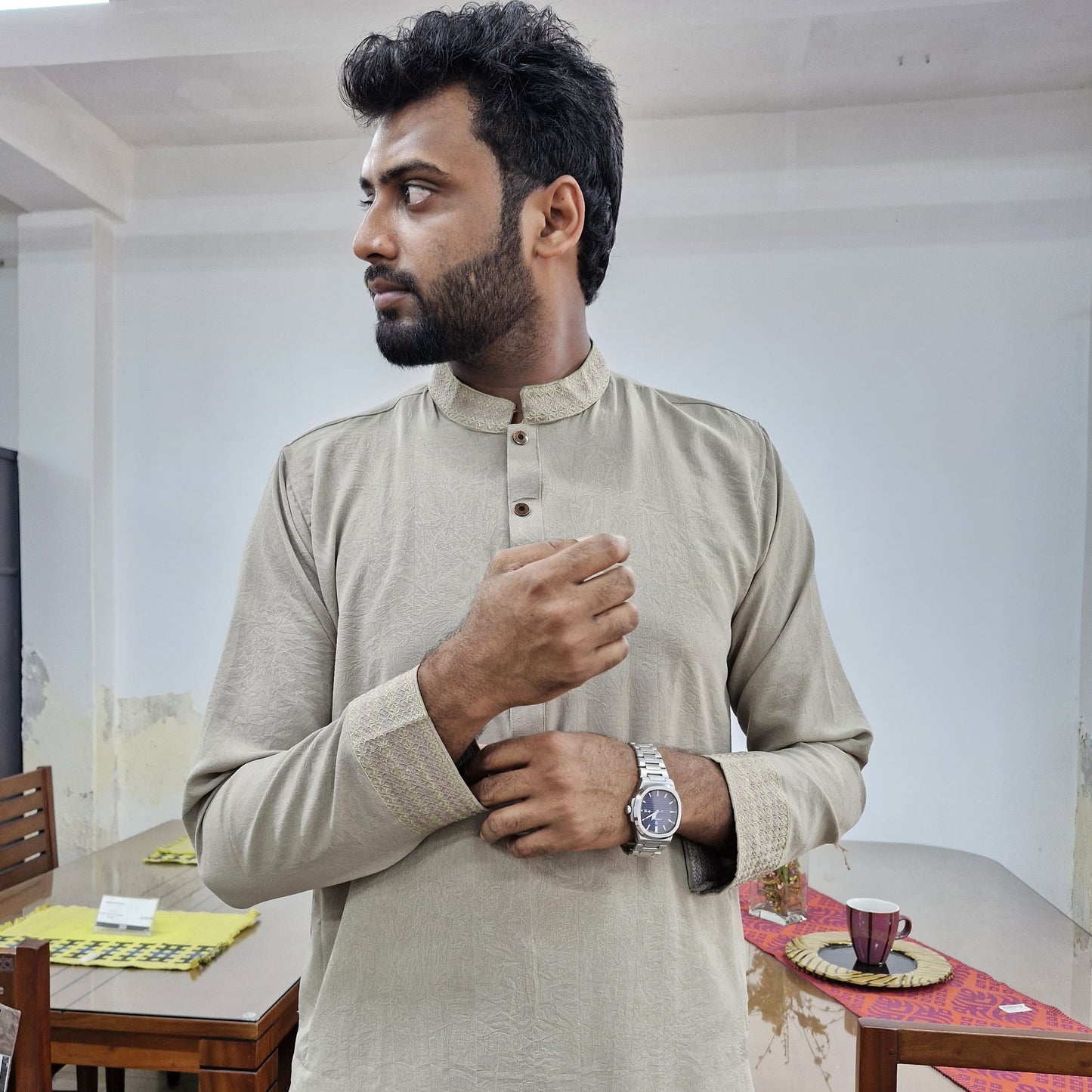 Premium Beige Panjabi