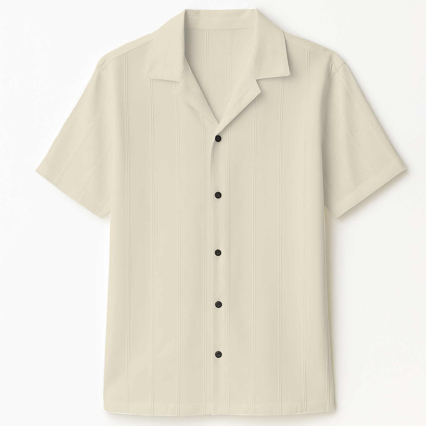 Beige Cuban Rayon Shirt (CRS-4)