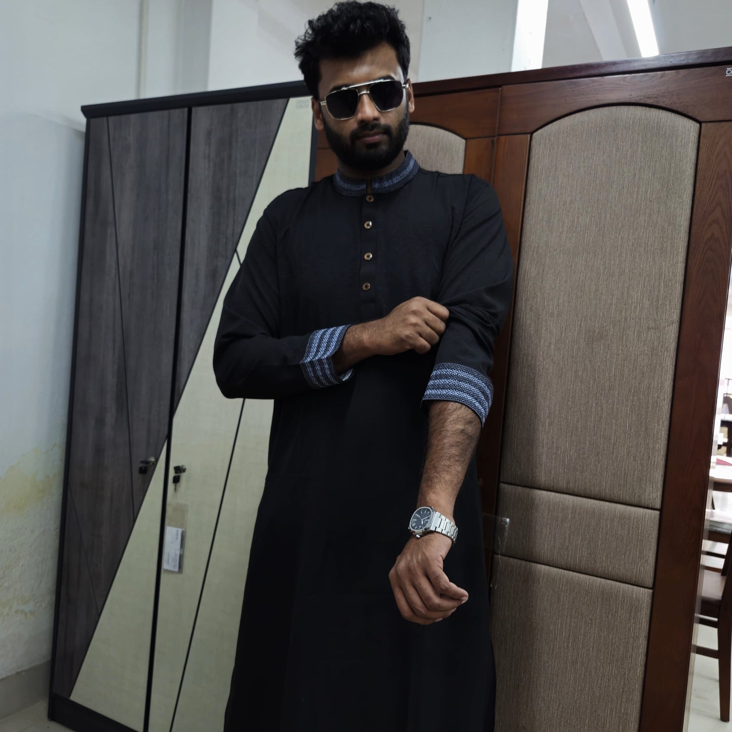 Premium Black Panjabi