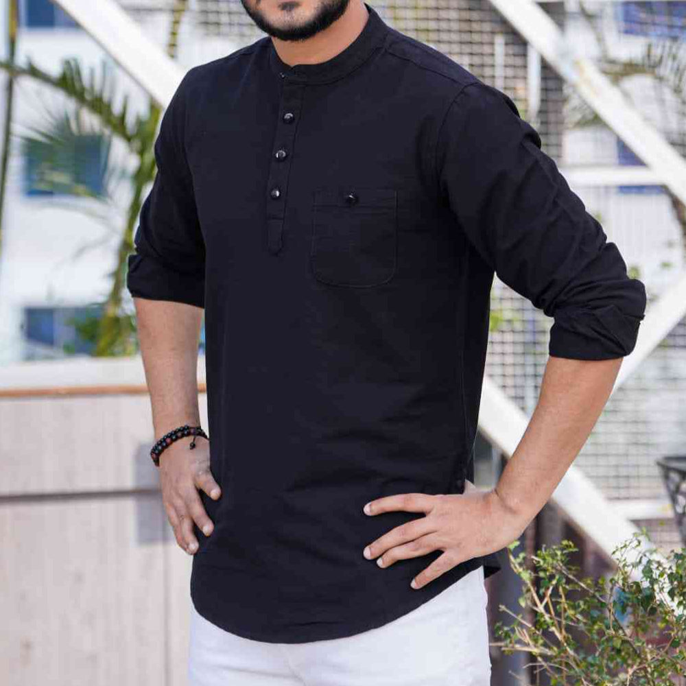 Black Full Sleeve Katua