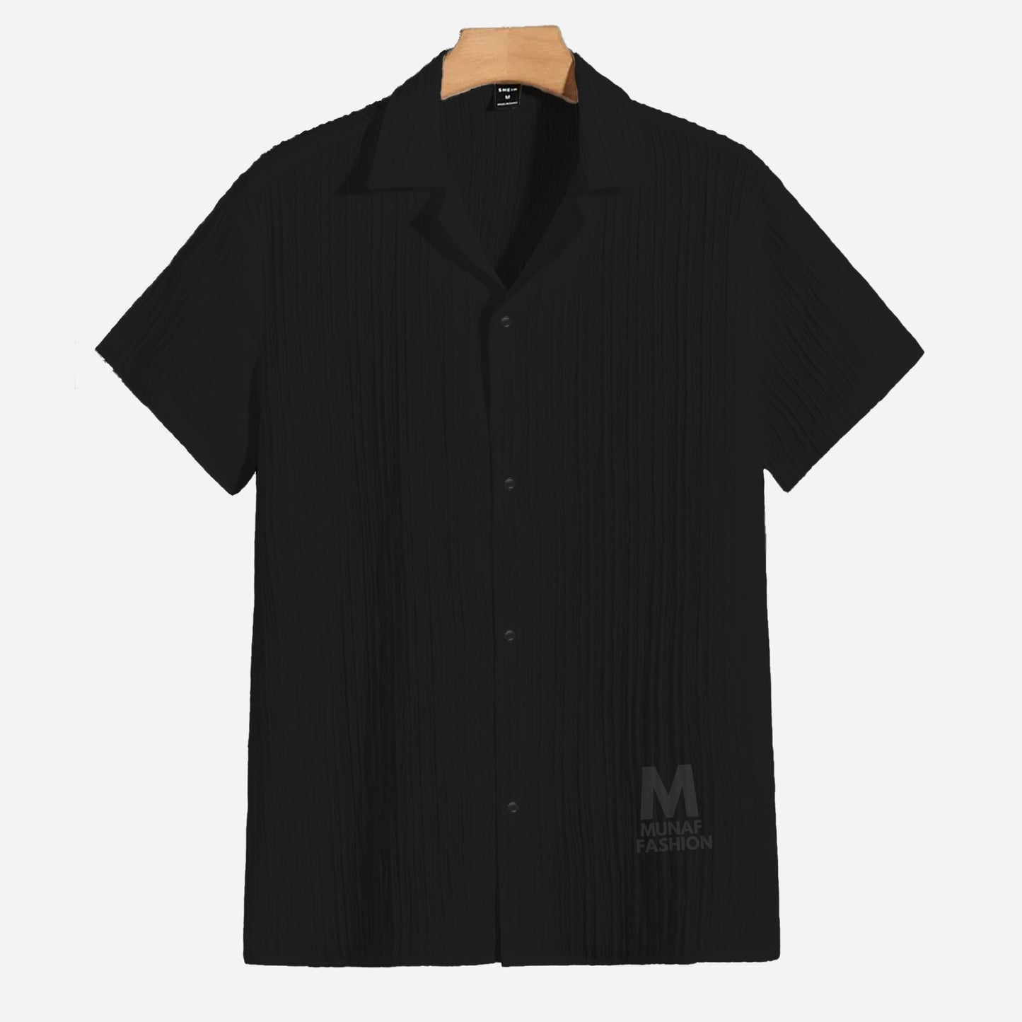 Black Cuban Viscose Shirt (CVS-2)