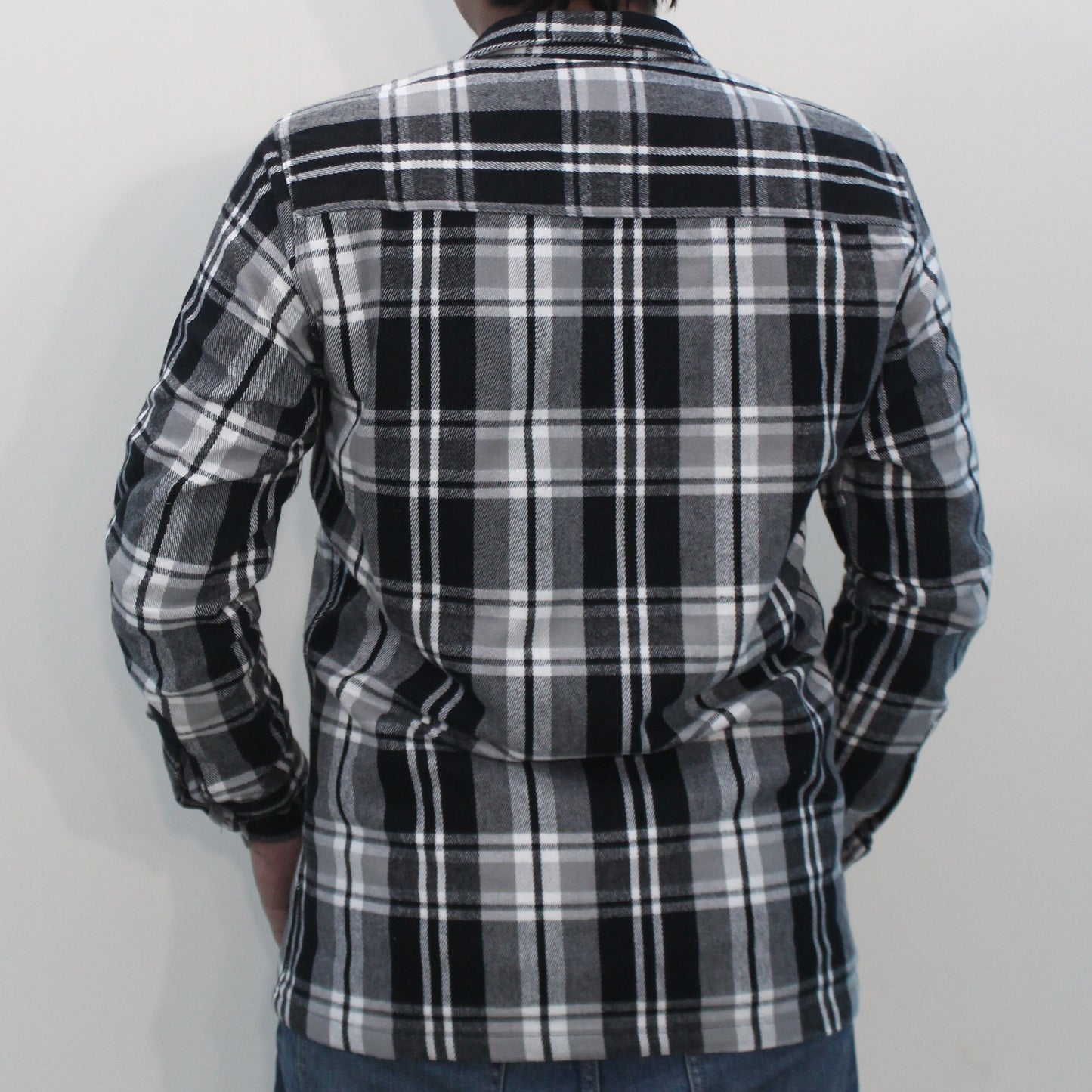 Black & ash flannel shackets