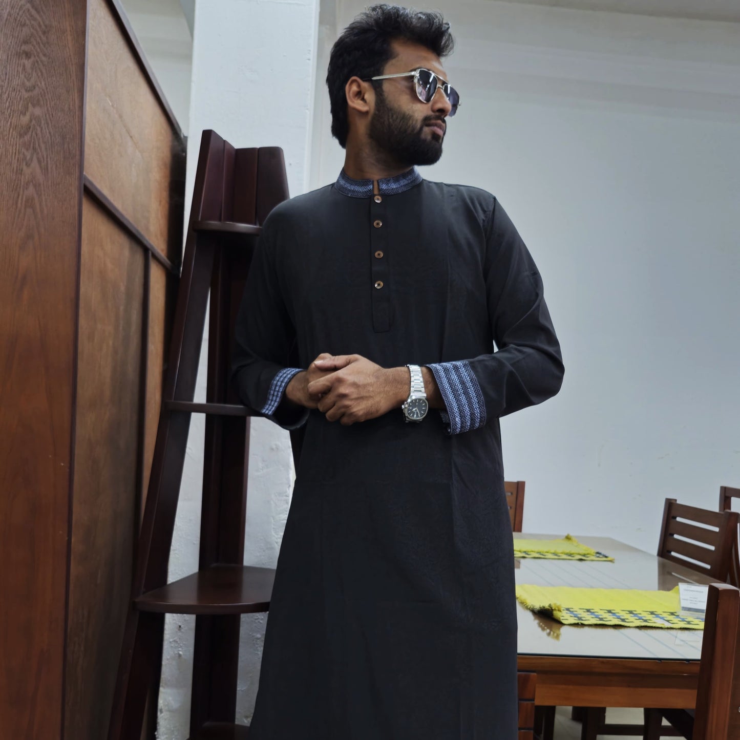 Premium Black Panjabi