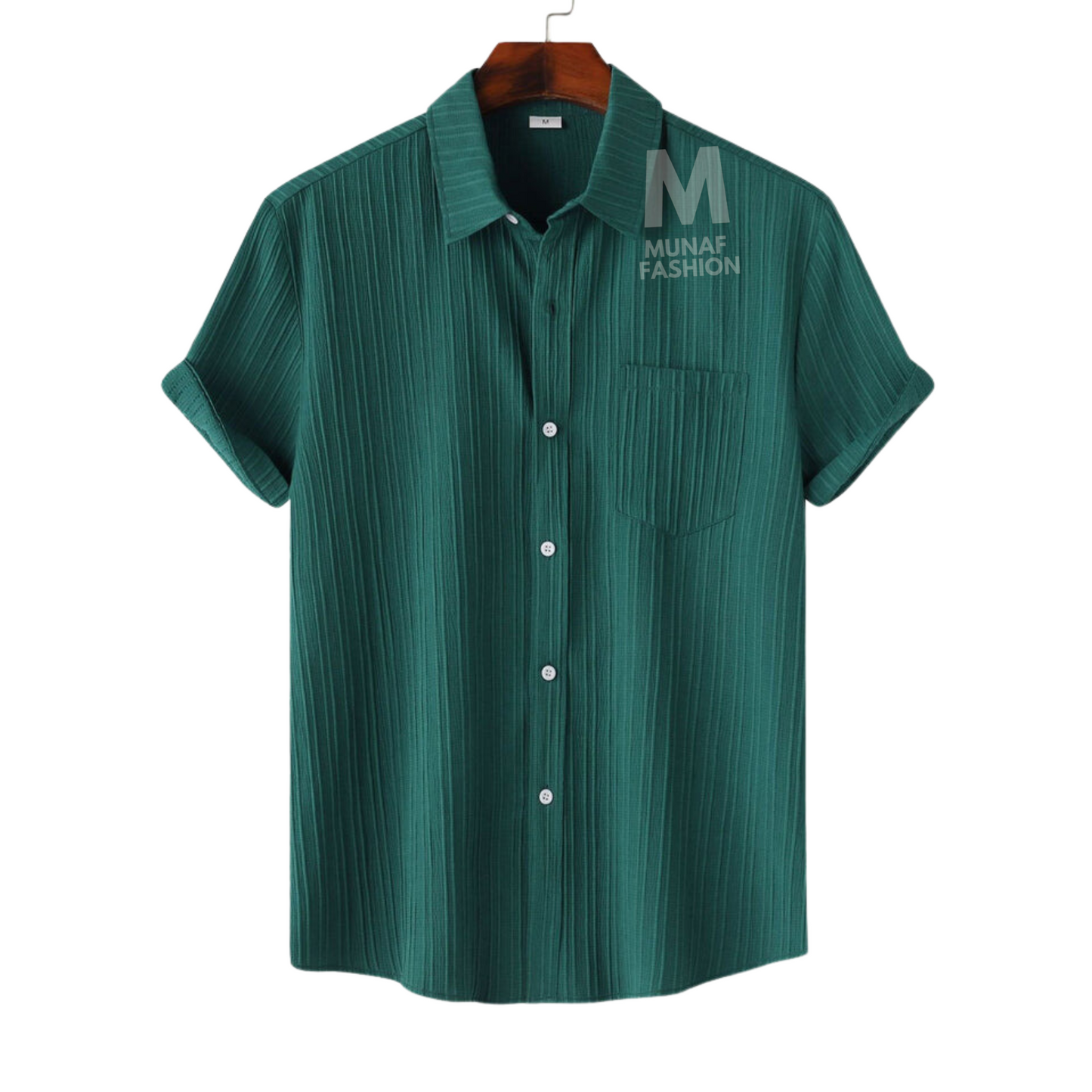 Bottle green summer shirt