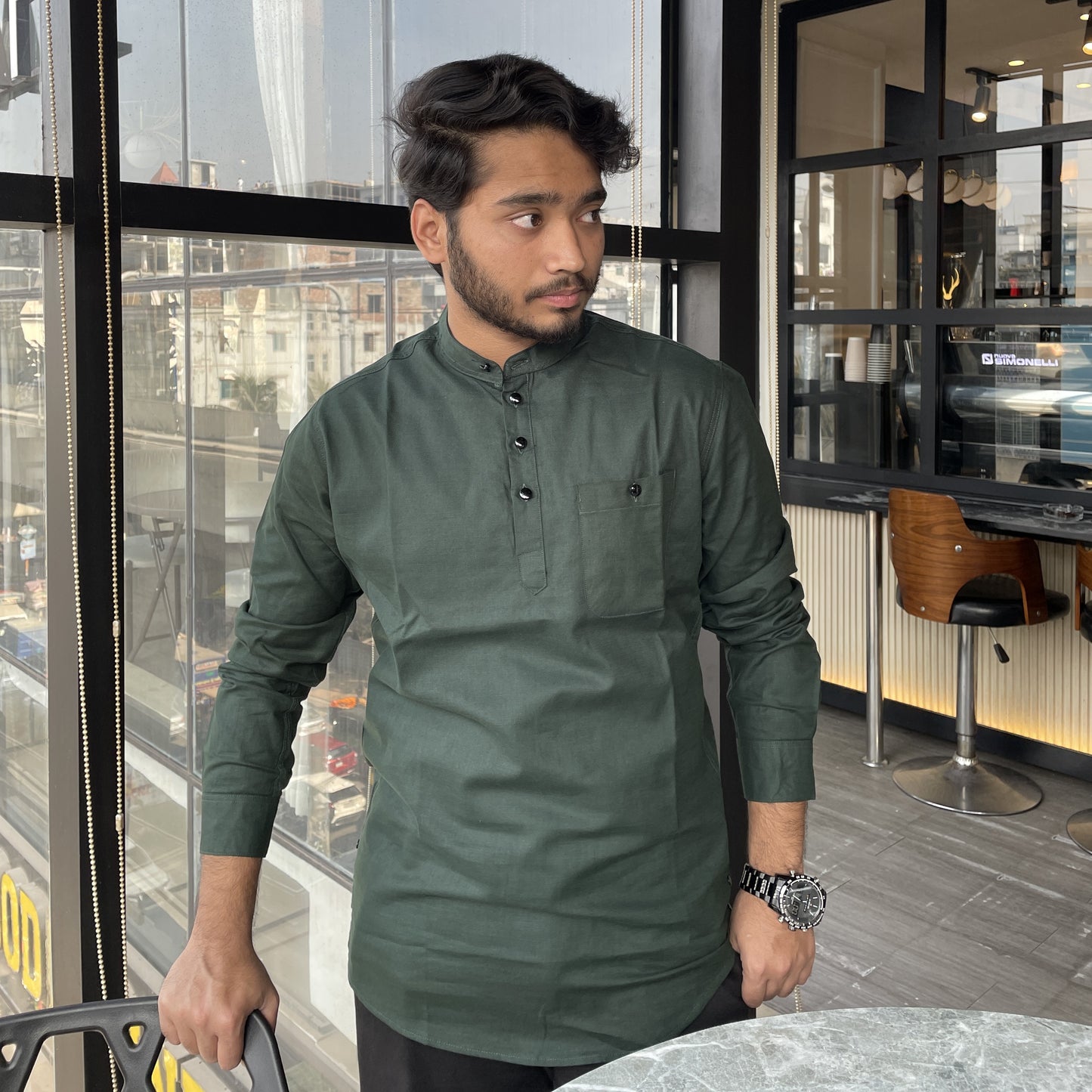 Green Full Sleeve Katua