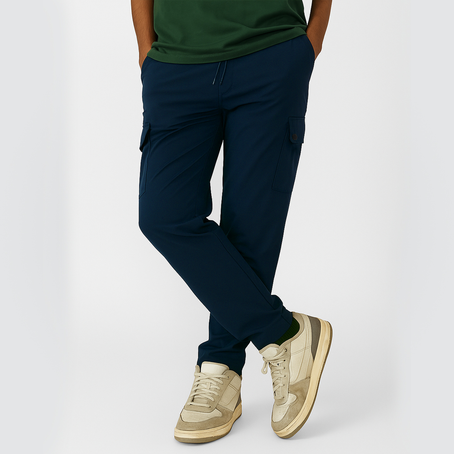 Navy Blue Cargo Trouser