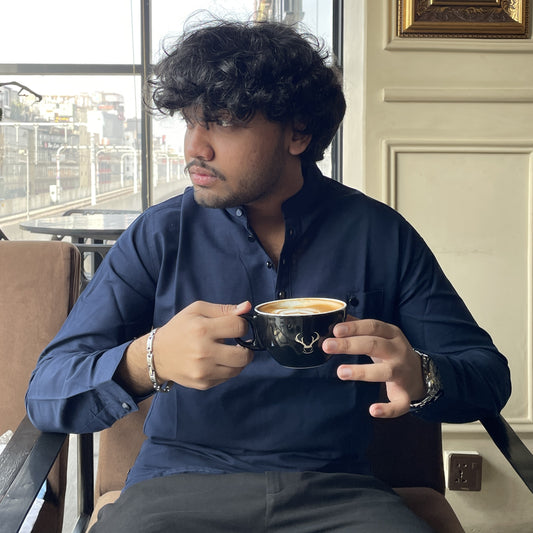 Navyblue Full Sleeve Katua