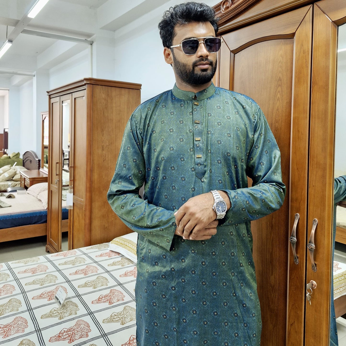Premium Olive Panjabi