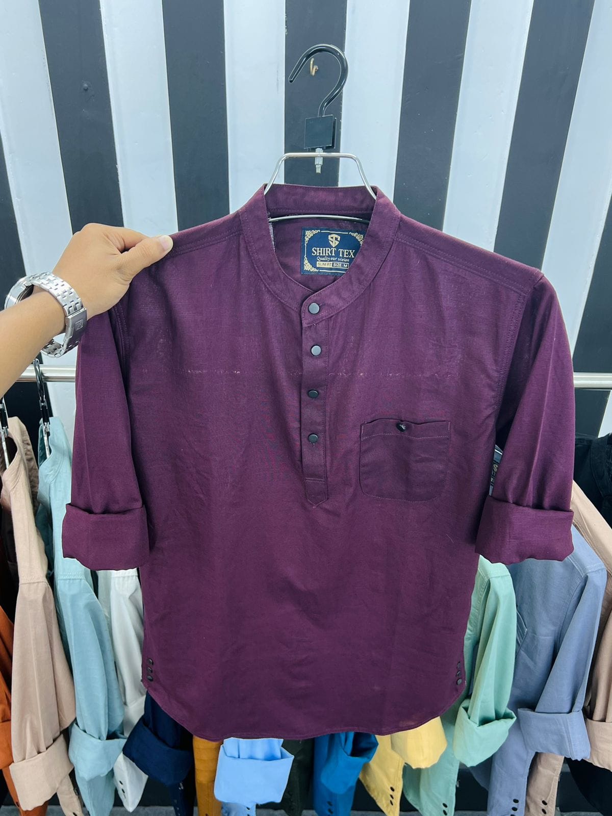 Purple Full Sleeve Katua