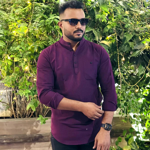 Purple Full Sleeve Katua