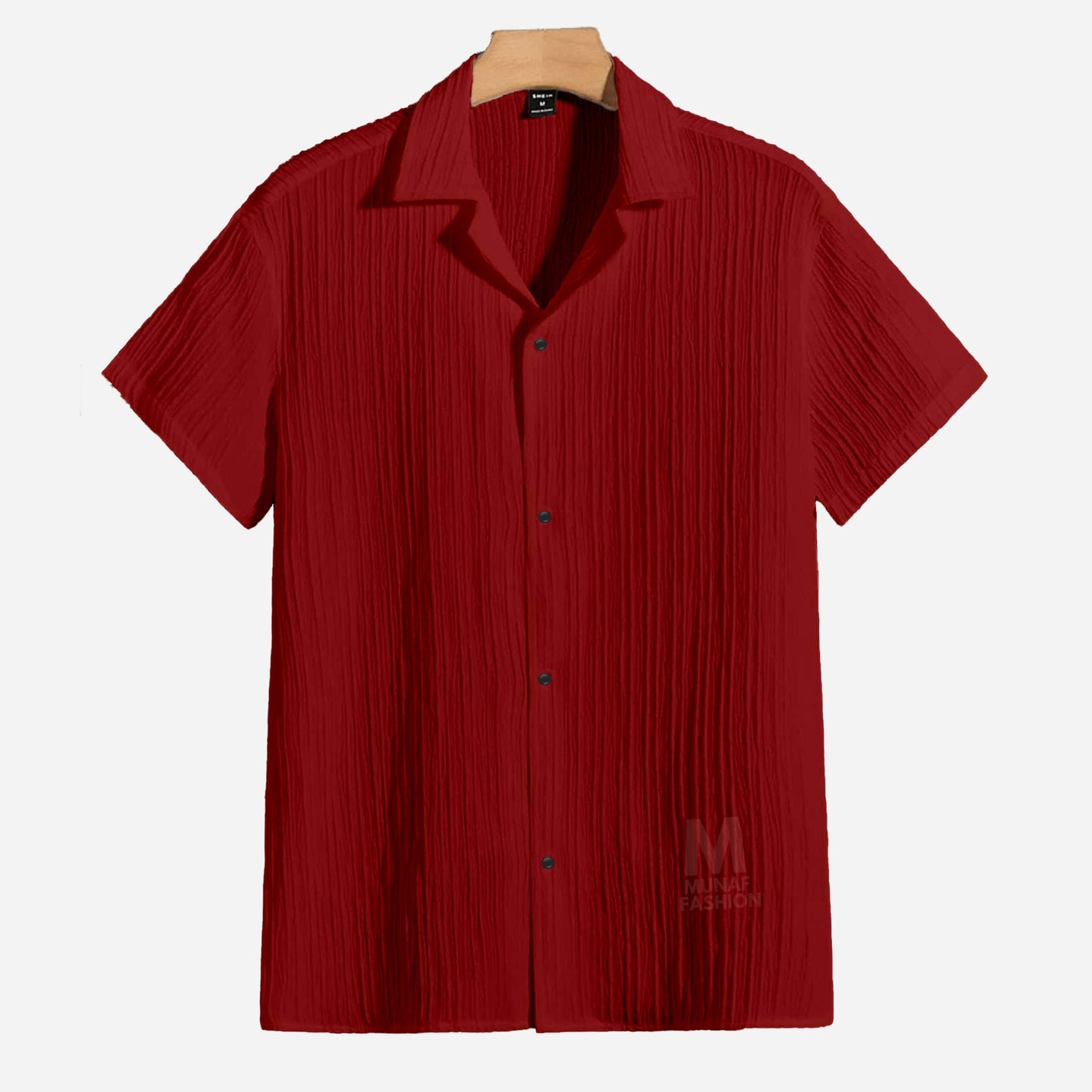 Red Cuban Viscose Shirt (CVS-12)