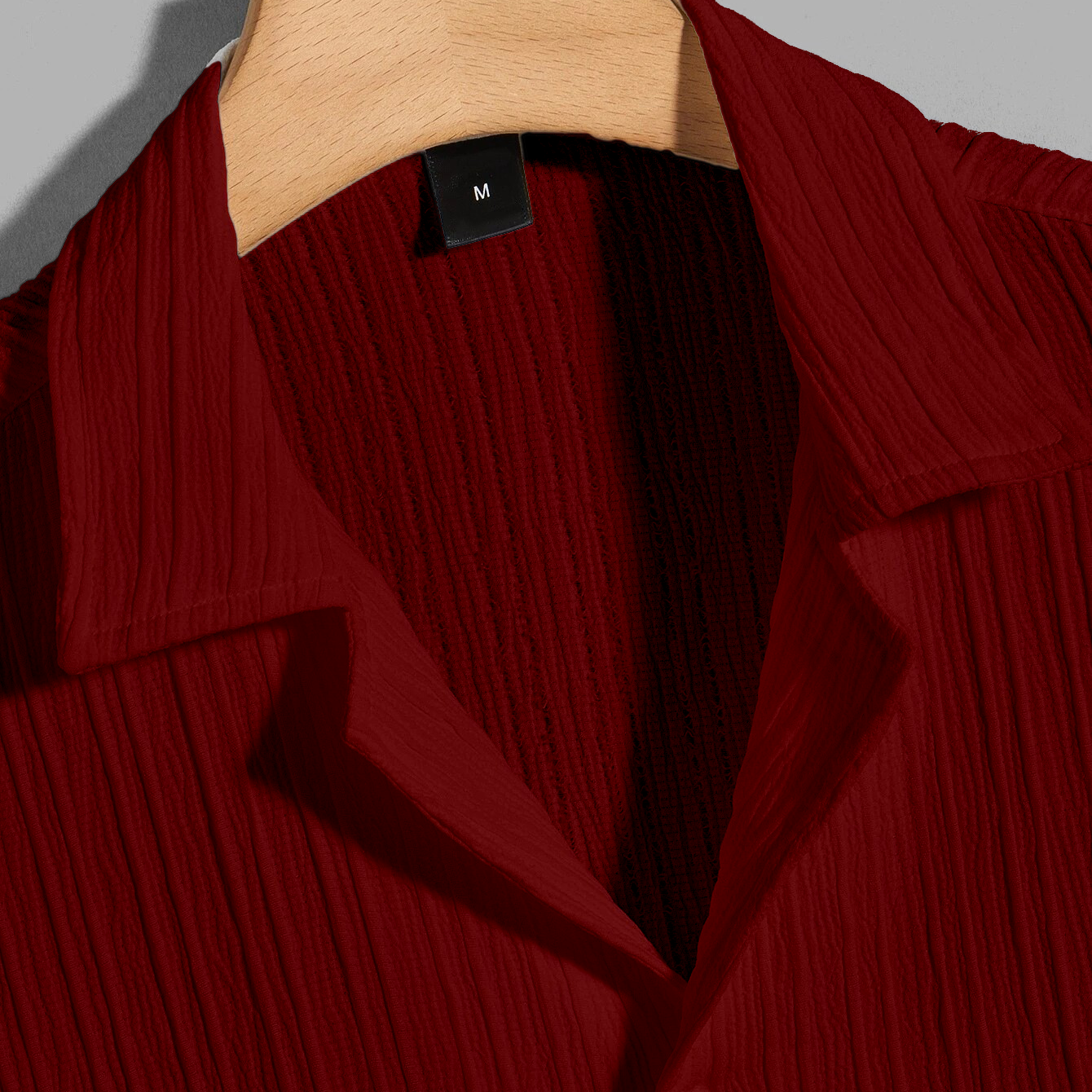 Red Cuban Viscose Shirt (CVS-12)