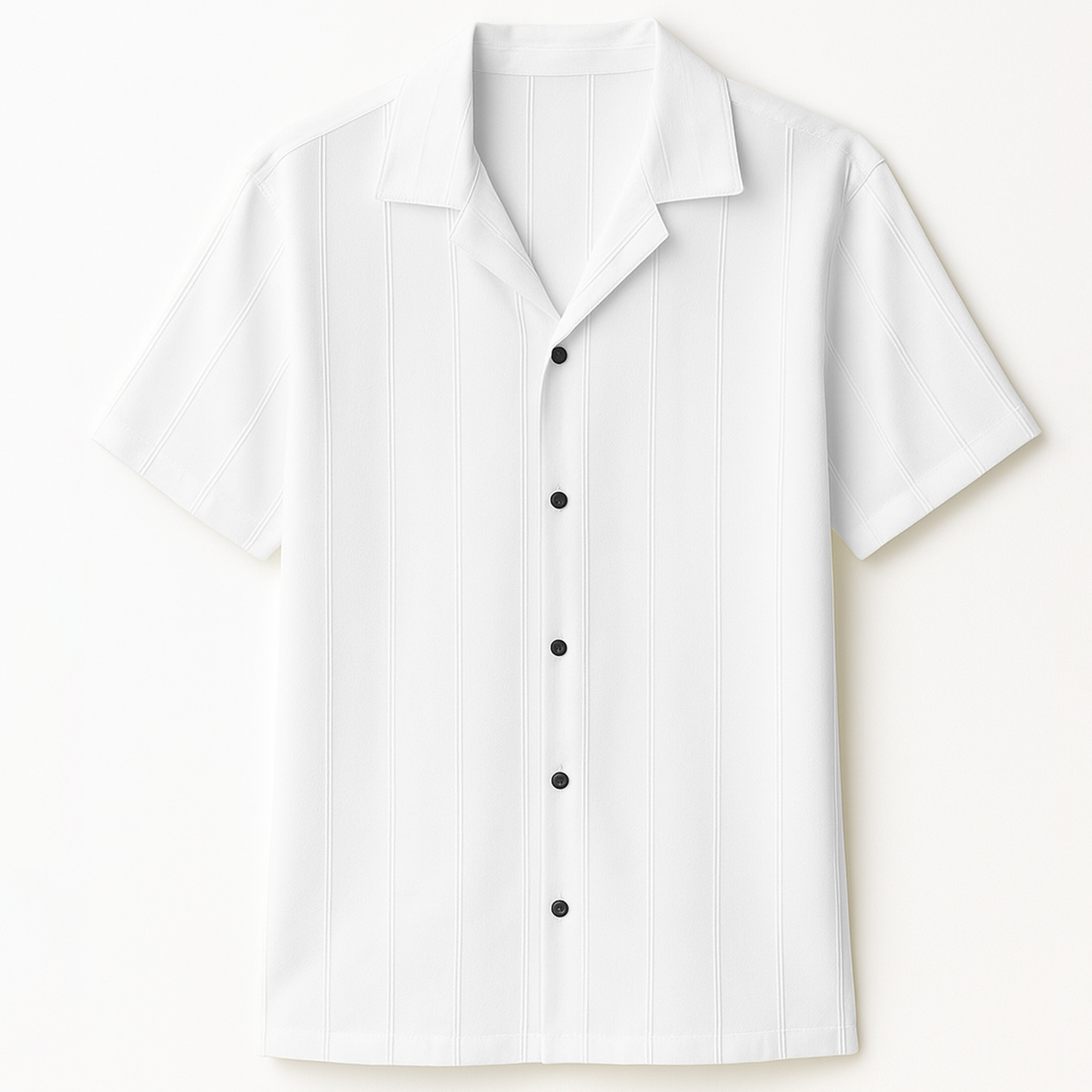 White Cuban Rayon Shirt (CRS-1)