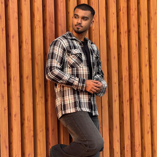 Black Flannel Shackets
