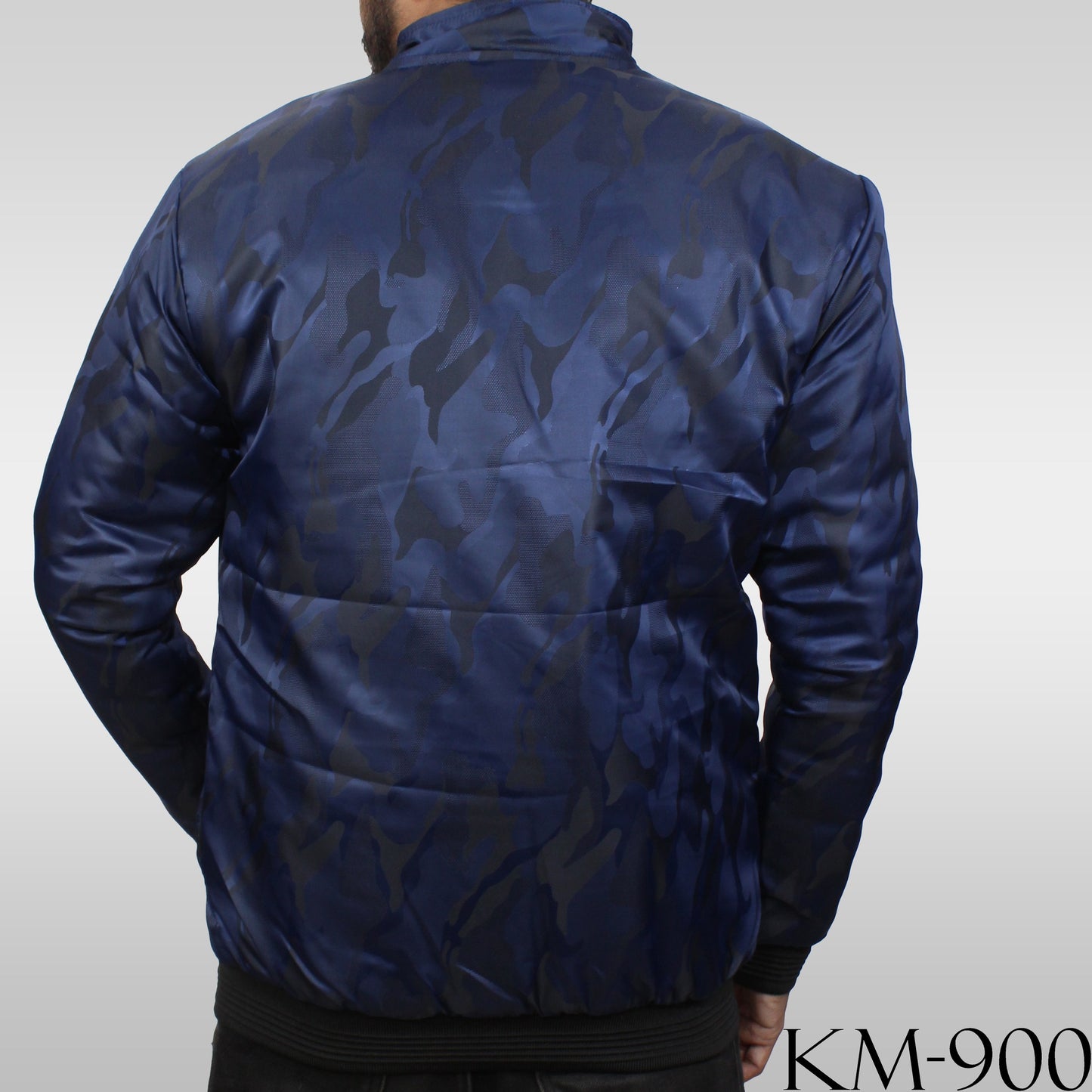 Blue Camouflage Winter Jacket