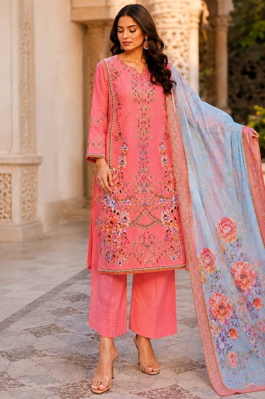Coco Print Three Piece - 143