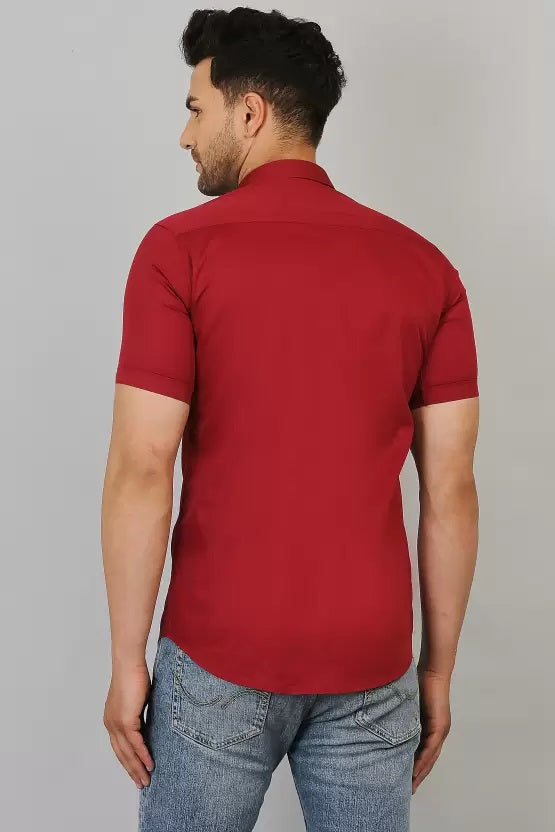 Maroon Short Sleeve Shirt