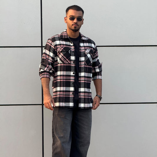 Pink Flannel Shacket
