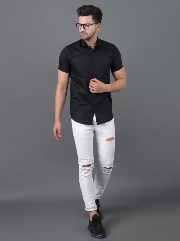 Black Short Sleeve Shirt