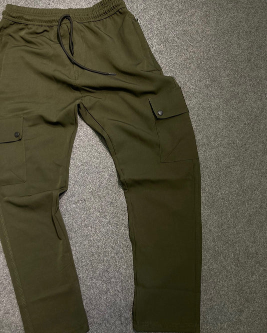 Olive Green Cargo Trouser
