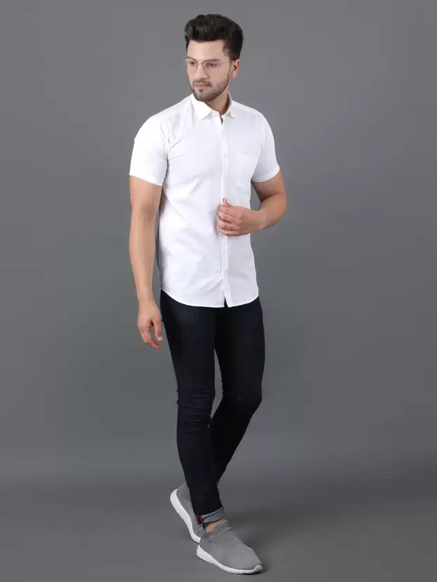 White Short Sleeve Shirt