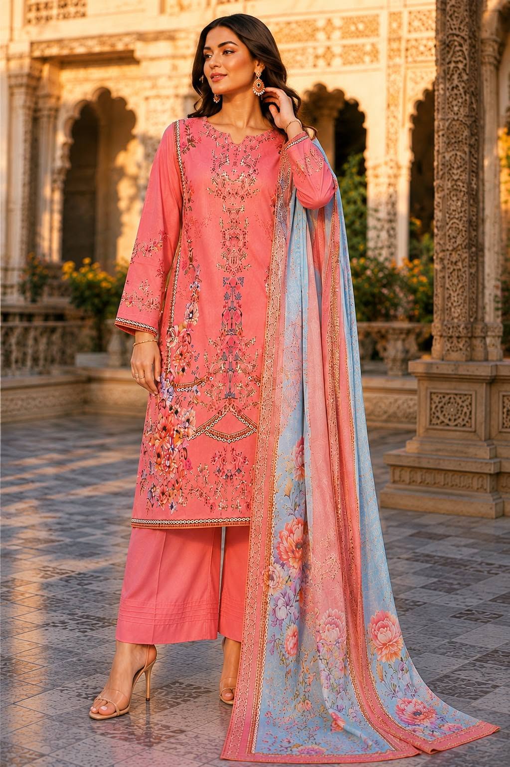 Coco Print Three Piece - 143