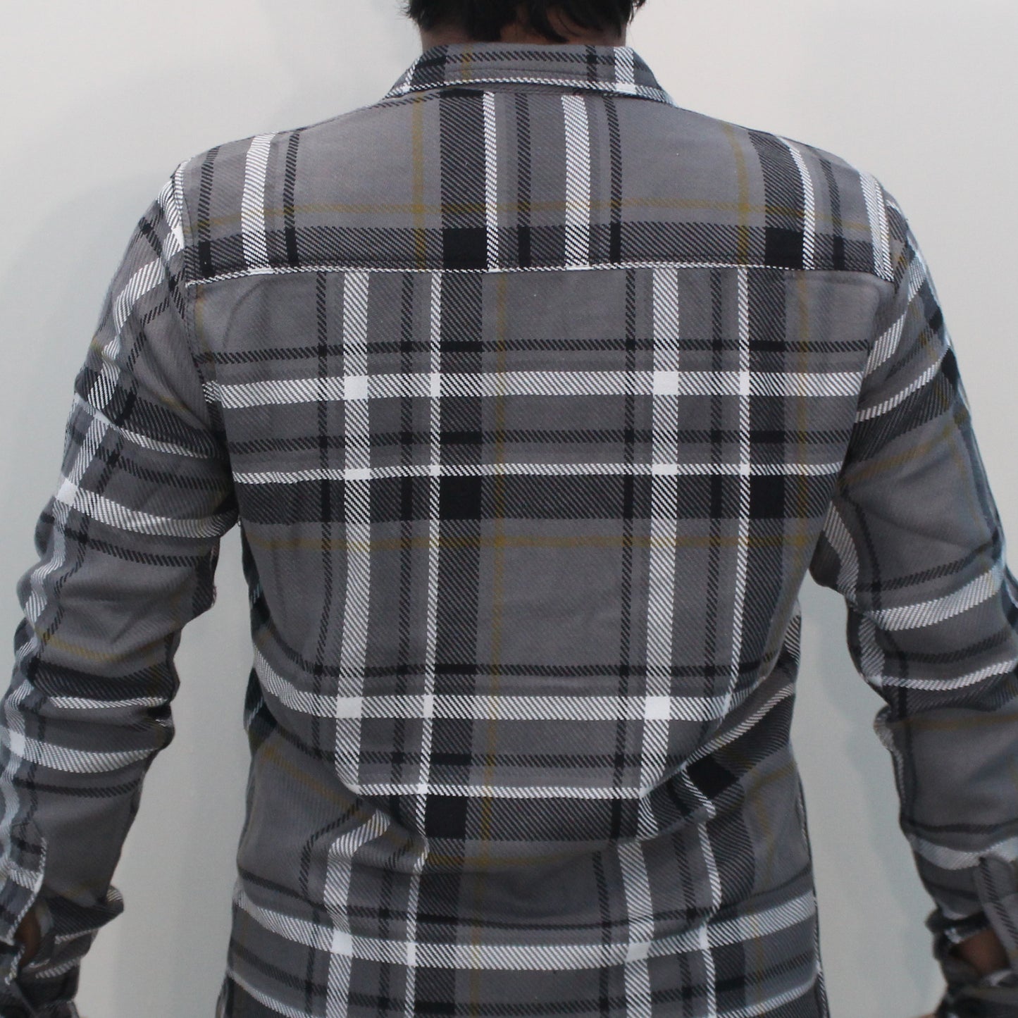 Ash-grey flannel shirt