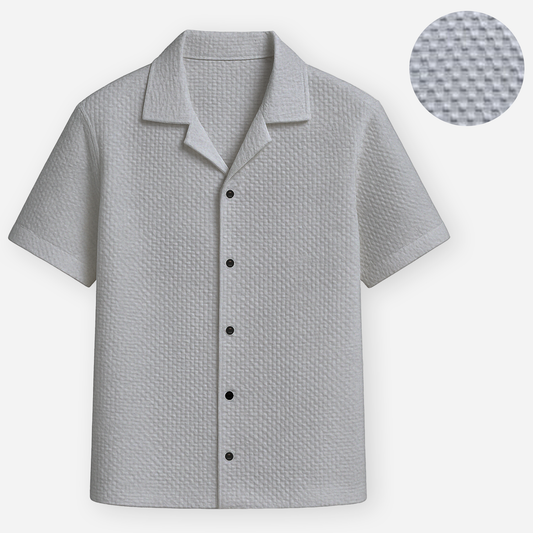 Ash Cuban Dotted Shirt (CDS-3)