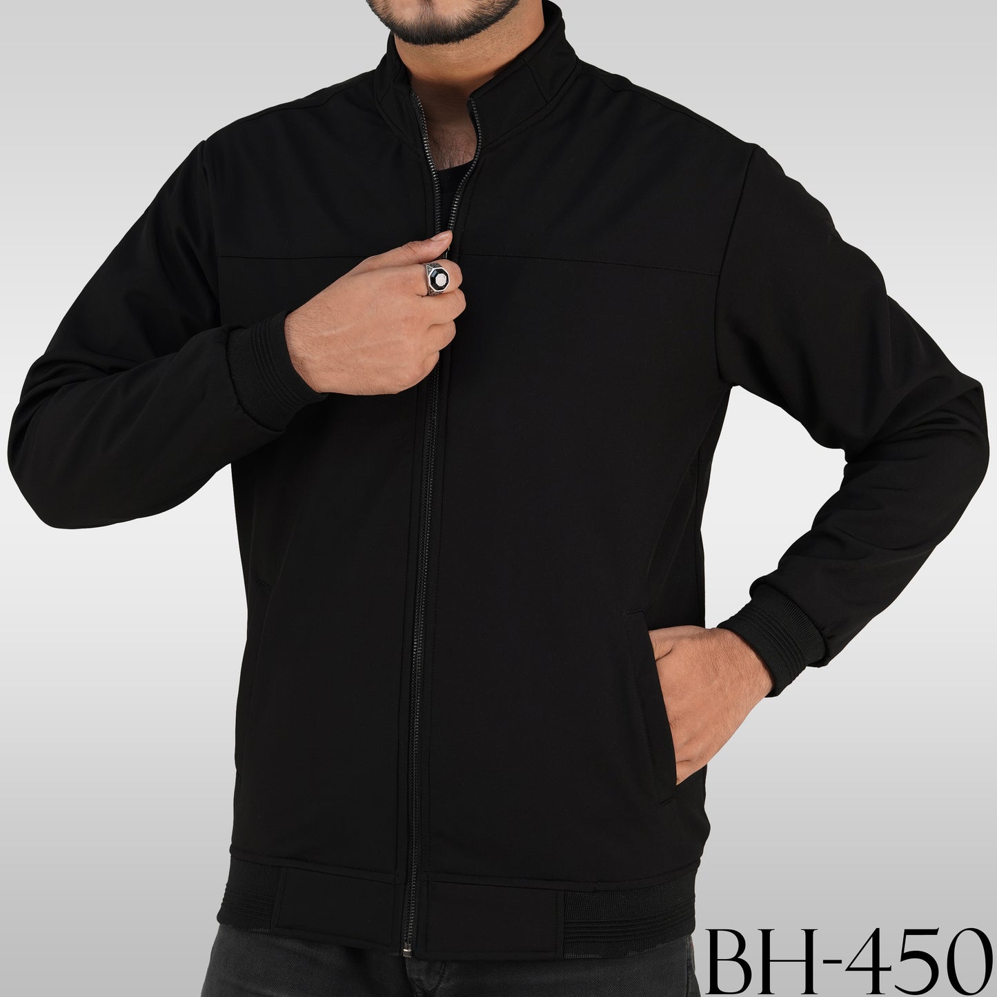 Black Bonded Jacket