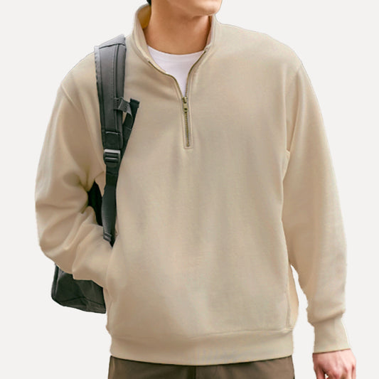 Biscuit Solid Sweatshirt