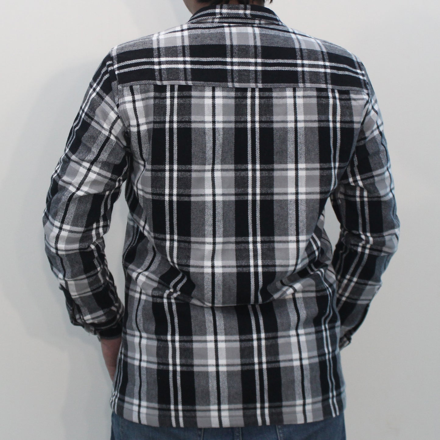 Black and ash flannel shirt