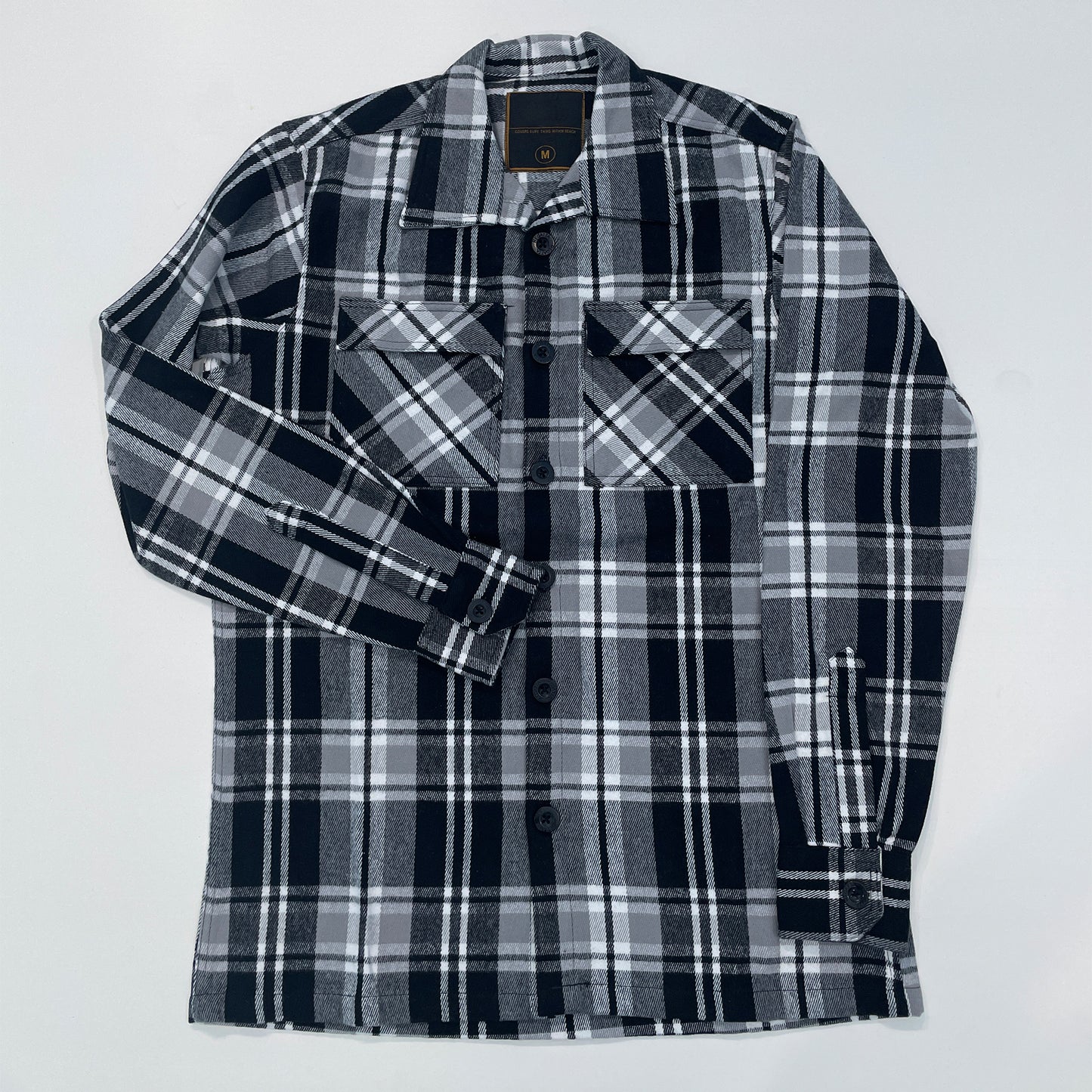 Black and ash flannel shirt