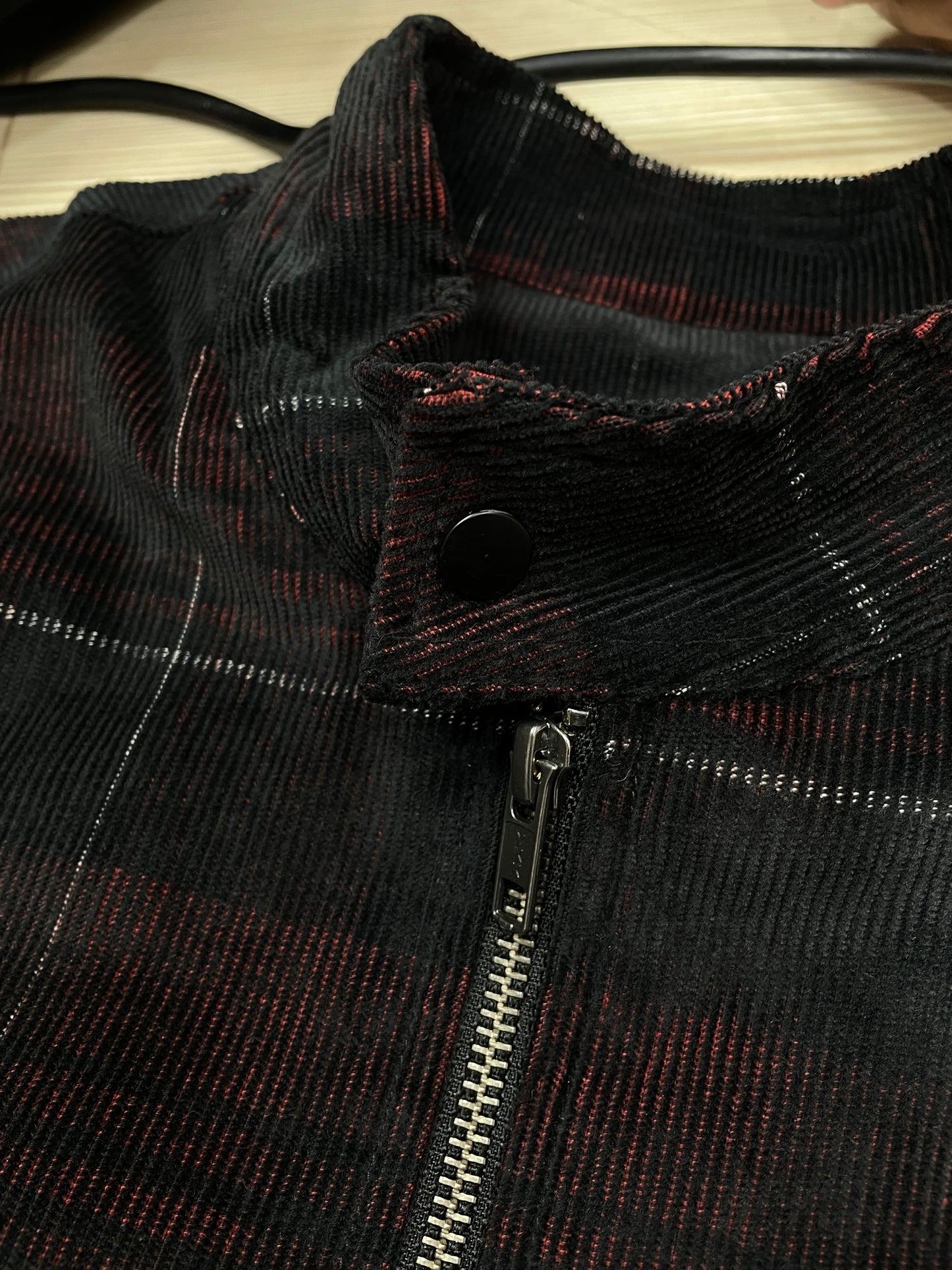 Maroon & Black cord jacket | CD-20