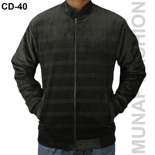 Deep olive cord jacket | CD-40