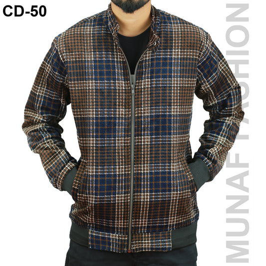 Plaid cord jacket | CD-50