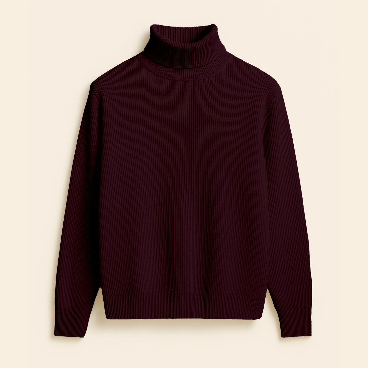 Chocolate Turtleneck Sweater