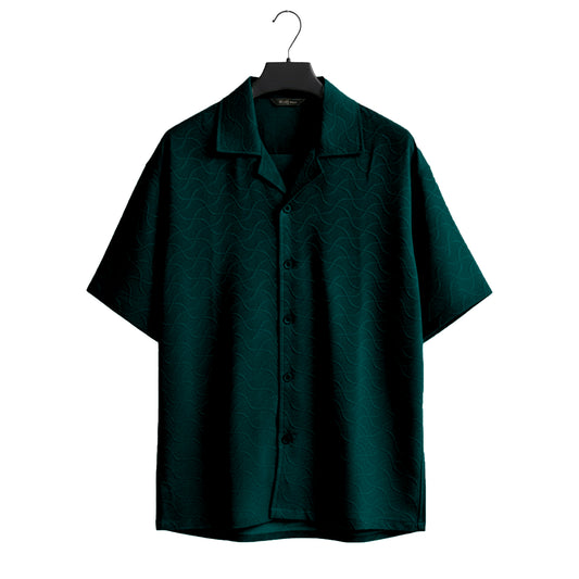Dark-green Cuban Wave Shirt (CWS-4)