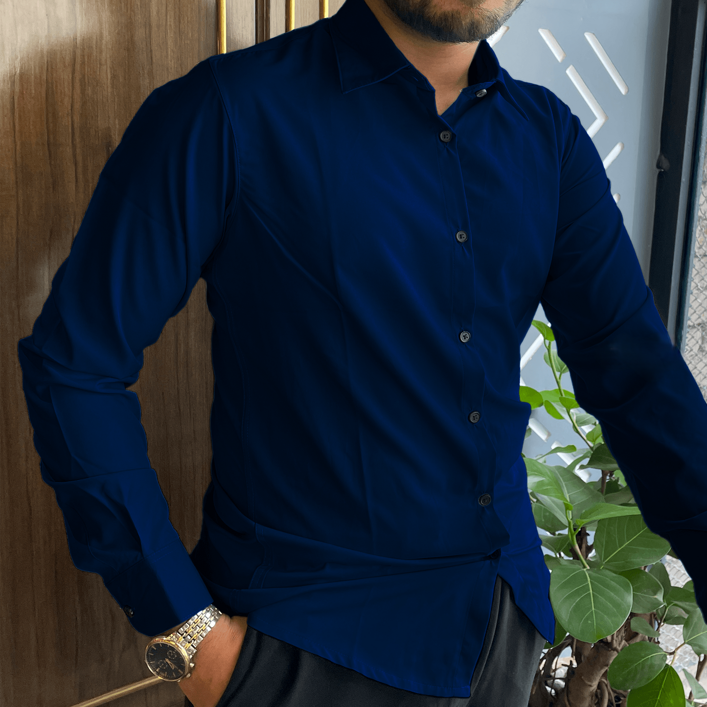 Dark Blue Formal Shirt