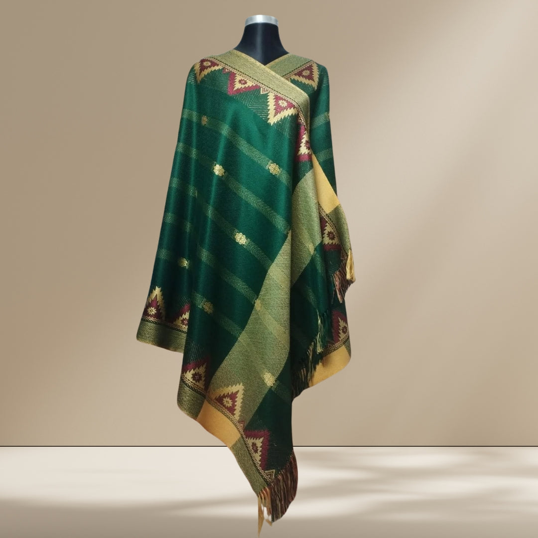 Minakari Jamdani Shawl