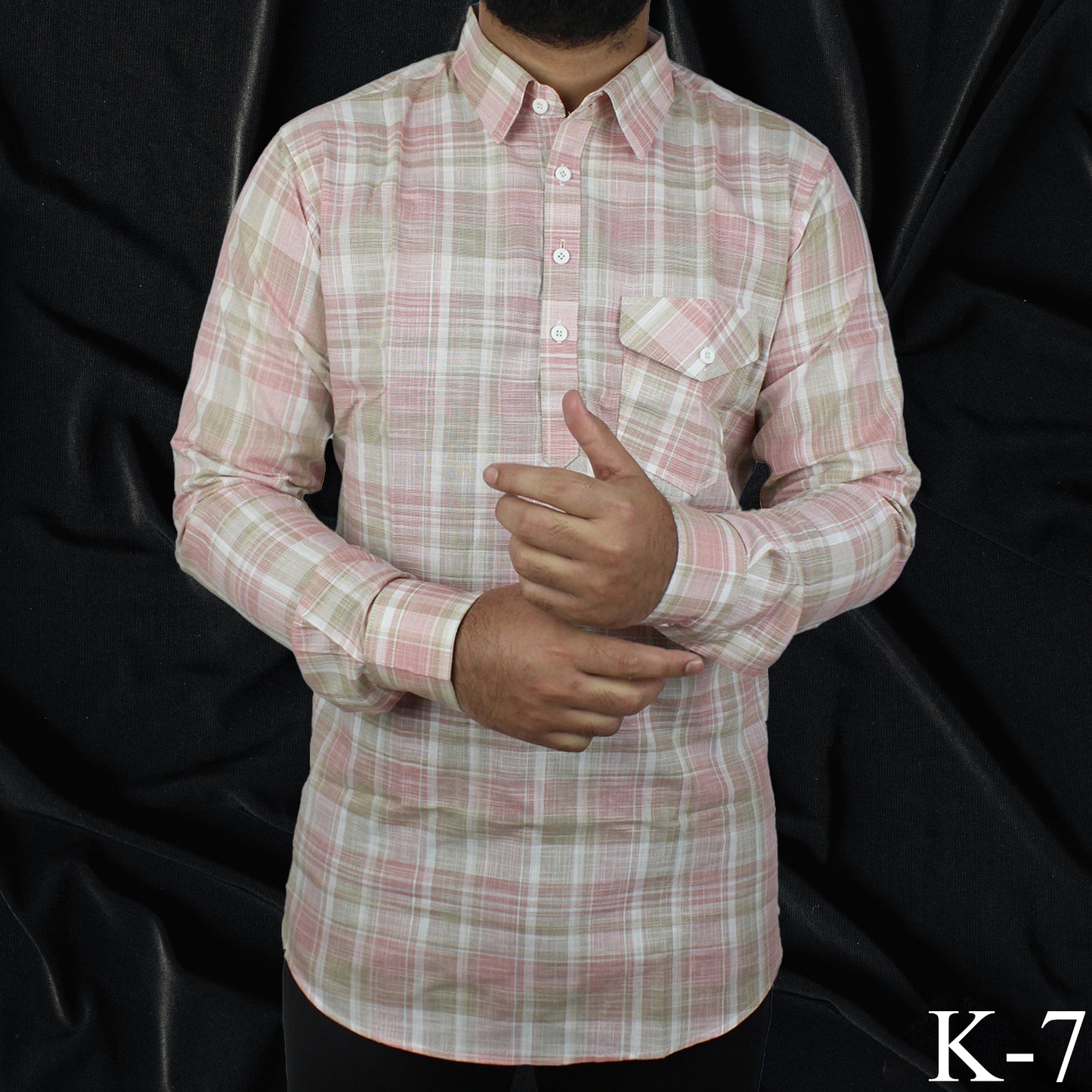 Baby Pink Katua Shirt