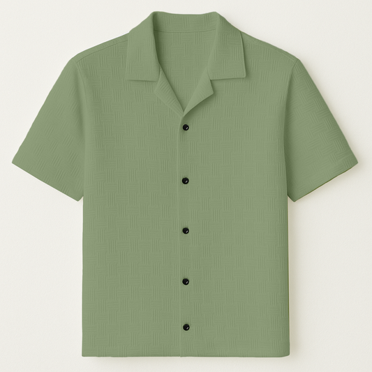 Lemon Cuban Popcorn Stripe Shirt
