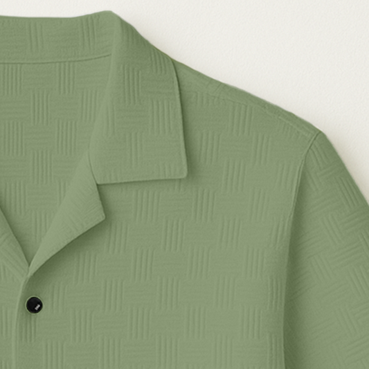 Lemon Cuban Popcorn Stripe Shirt