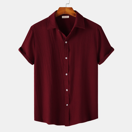 Maroon summer shirt‌‌‌‌‌